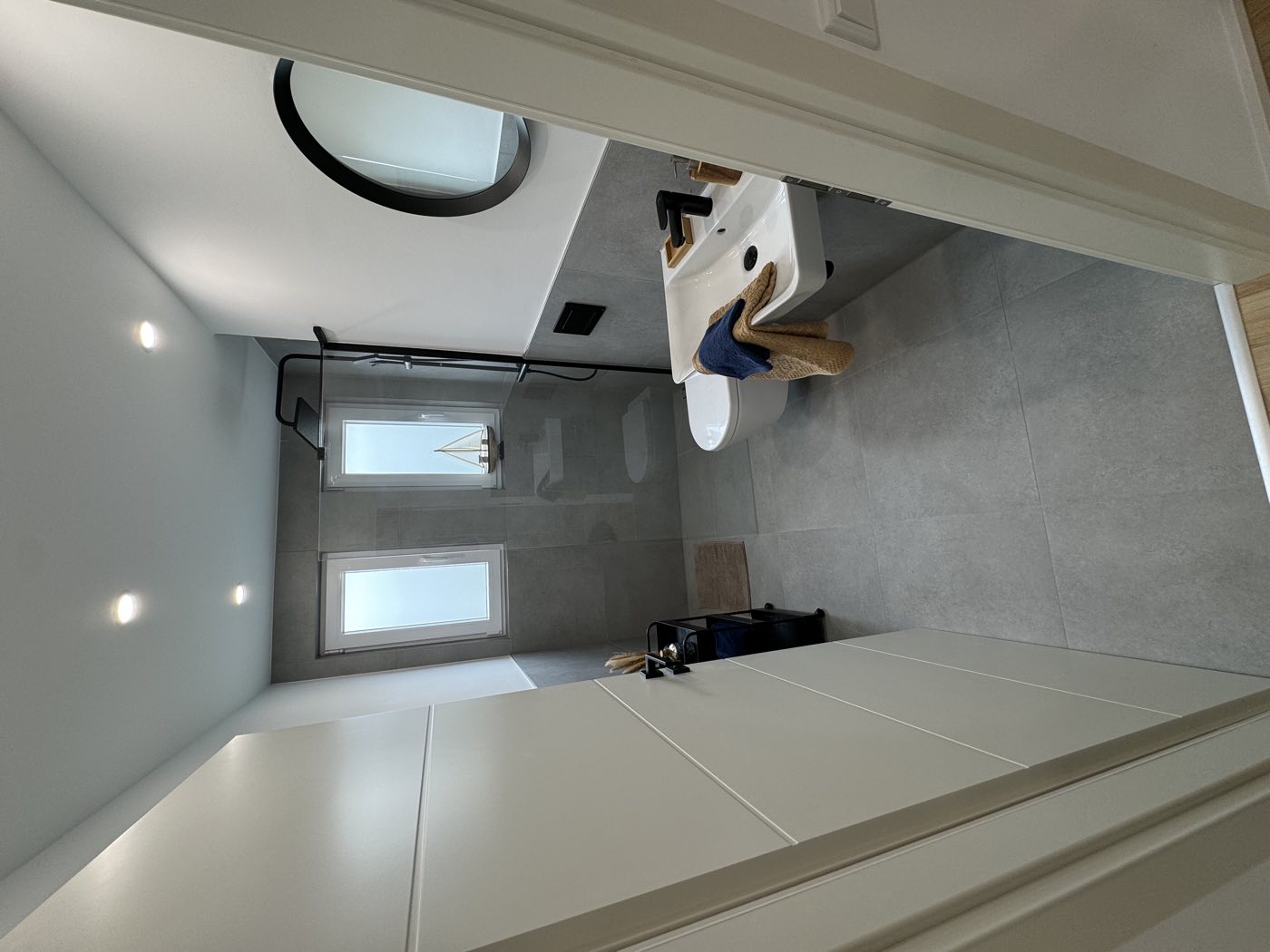 Modernisiertes Badezimmer